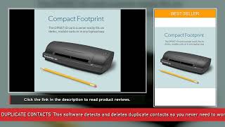687 Duplex Card Scanner (DP687) with DocketSCAN Business Card