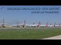 Parked American jets at DFW amid the COVID-19 crisis