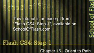 Flash Tutorial - Orient to Path