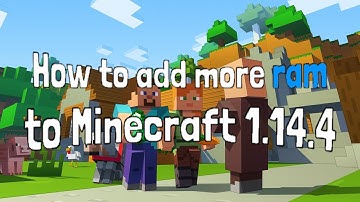 How to change the amount of RAM used in Minecraft 1.14.4 Tutorial