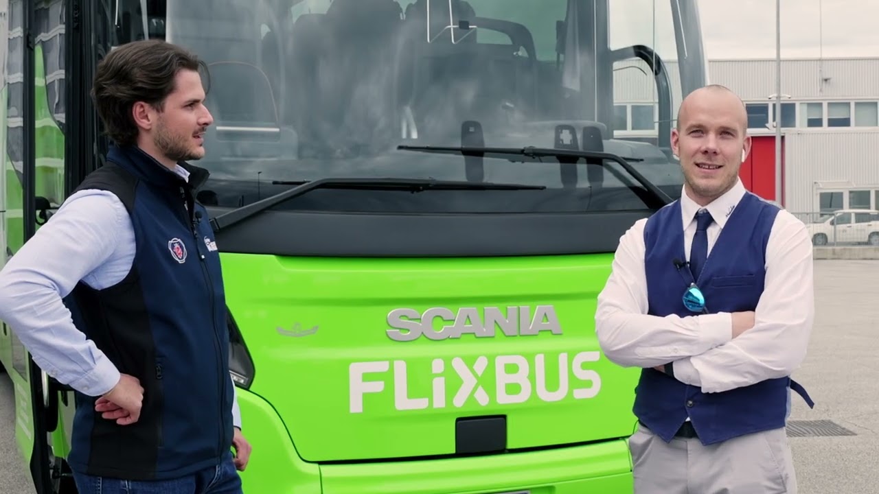 Intervista a Luca Michielotto: il suo nuovo Scania Touring HD New Generation per Flixbus