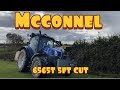 New Mcconnel 6565T5ft cut hedge cutter/trimmer, newholland t6 finally out on dry fields. Episode 100