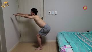 Convict conditioning Reboot 31Wk Thr - Vertical pull up and Half squat was done for rehabilitation