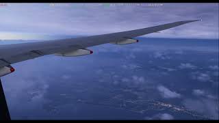 MSFS24 - PMDG B77W - Sunrise Morning Arrival Into Singapore Changi RW20R - SIAV Group - SQ305