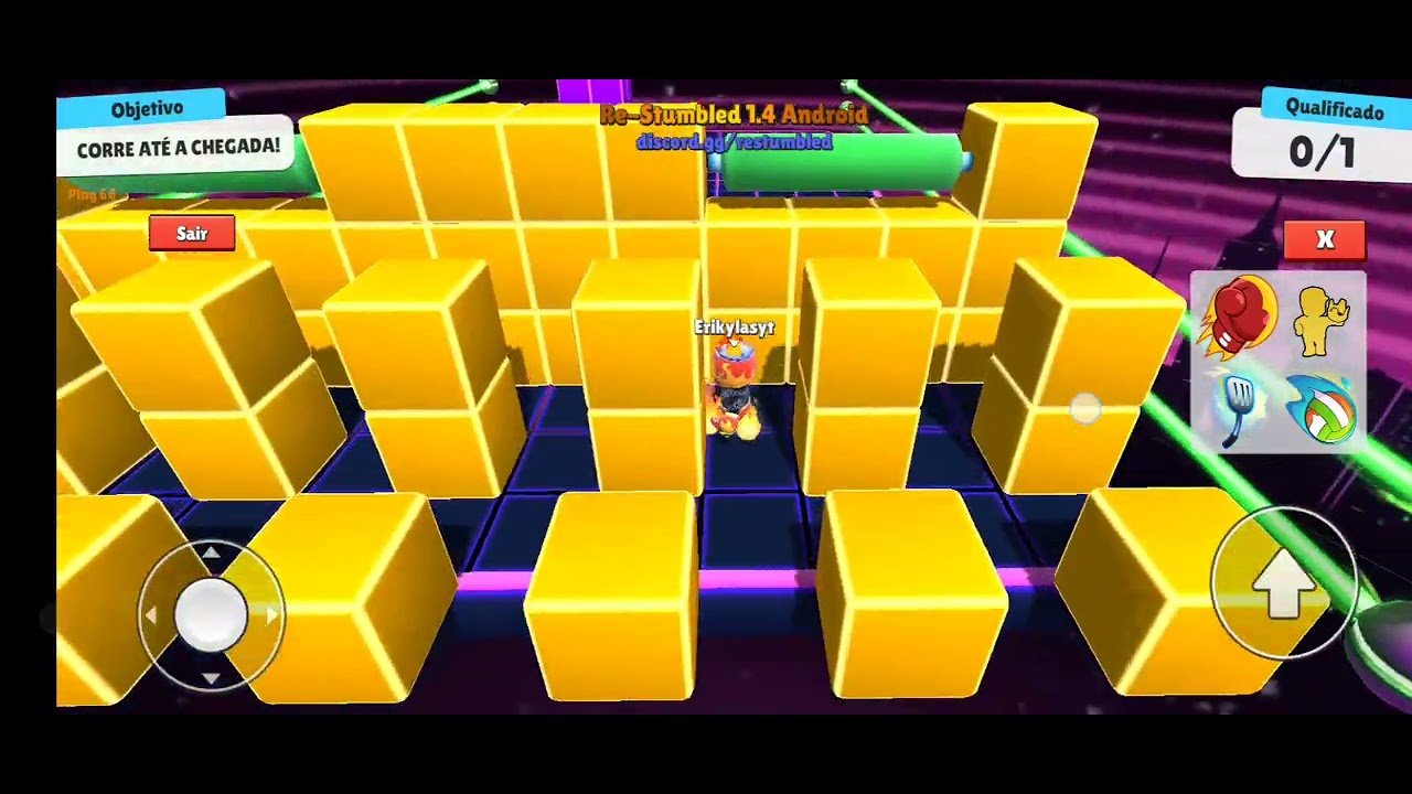 Fazendo underblock no re stumbled 