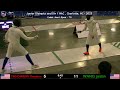 A4 - Cadet Men's Epee -T8 -(Tikhomirov v Wang)- Junior Olympics and Div I NAC -Charlotte, NC -2025