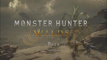 MH: Wilds Beta Intro character Creation + Gameplay Part 1