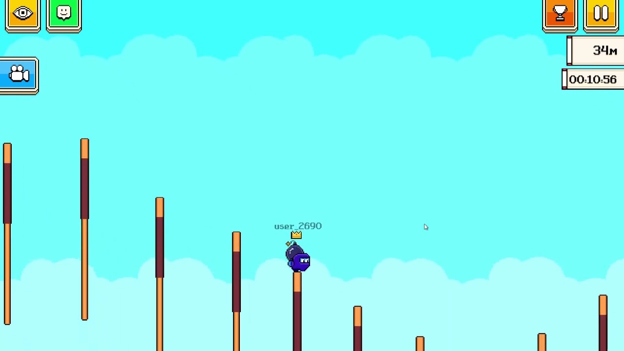 Ninja Parkour Multiplayer: Chopstick Road in 23.965 (WR) 22.02.2025