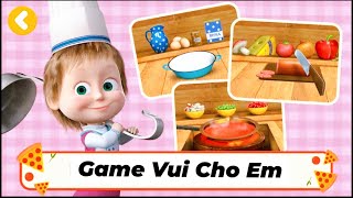 Masha Làm Bánh Pizza || Game Vui Cho Em || 13 screenshot 4