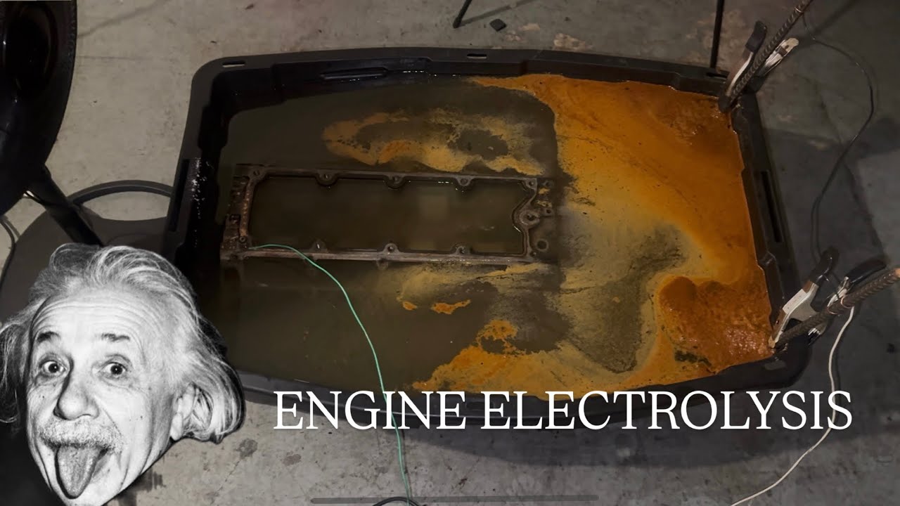 ENGINE RUST REMOVAL WITH ELECTROLYSIS