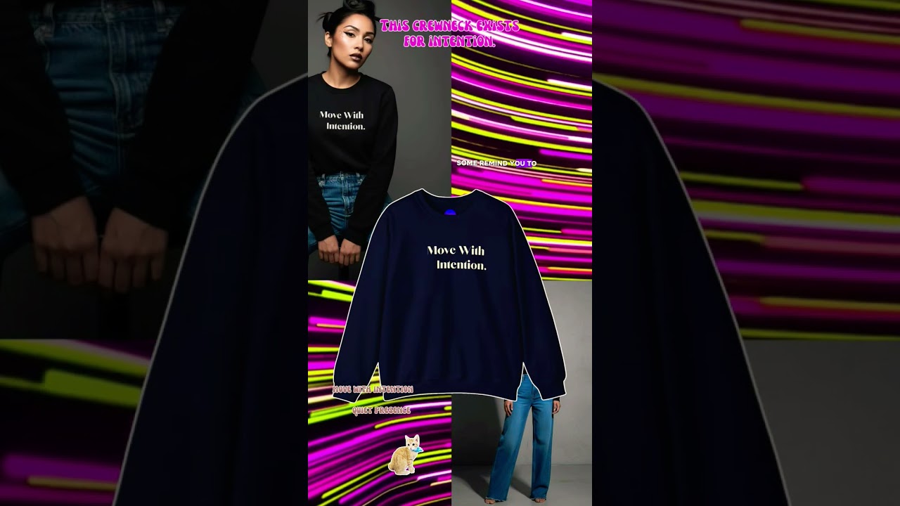This crewneck exists for intention. Follow for fashion with meaning.  