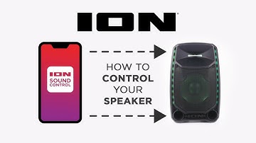 ION Sound Control™ App | Connecting & Controlling Compatible ION Audio Speakers