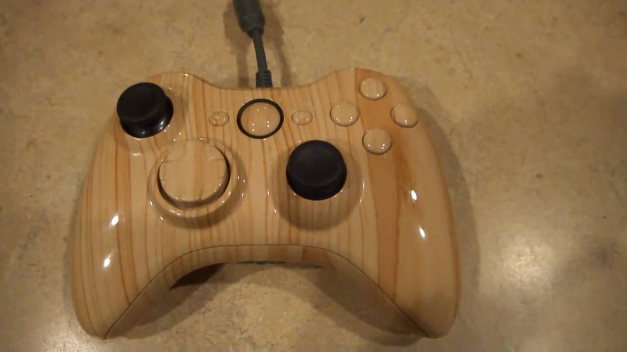 Hydro Modz Straight Wood Grain Wooden XBOX Controller for ONS1AUGH7