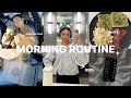 My realistic morning routine 2024 gym getting ready for work  matcha runs 