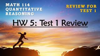 Math 114 Review for Test 1