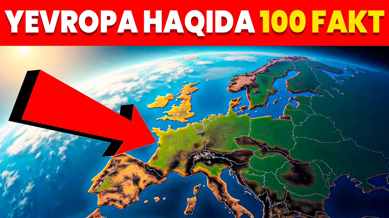 YEVROPA HAQIDA 100 TA FAKT | 99% ODAM BILMAYDI!