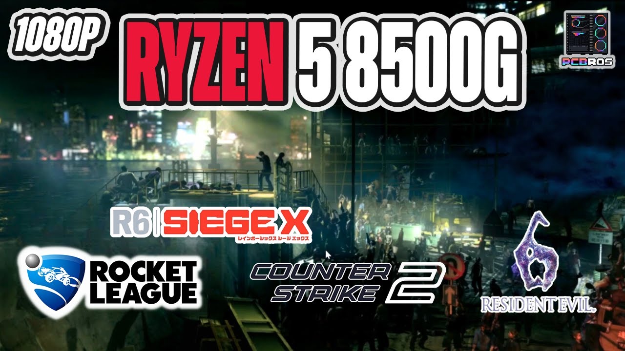 Ryzen 5 8500G Benchmarks - NO GPU - 4 Games Tested - YouTube