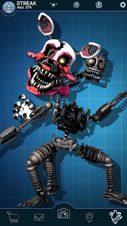 Nightmare Mangle Jumpscare Frame Recreation by SpinotroniC (me) :  r/fivenightsatfreddys