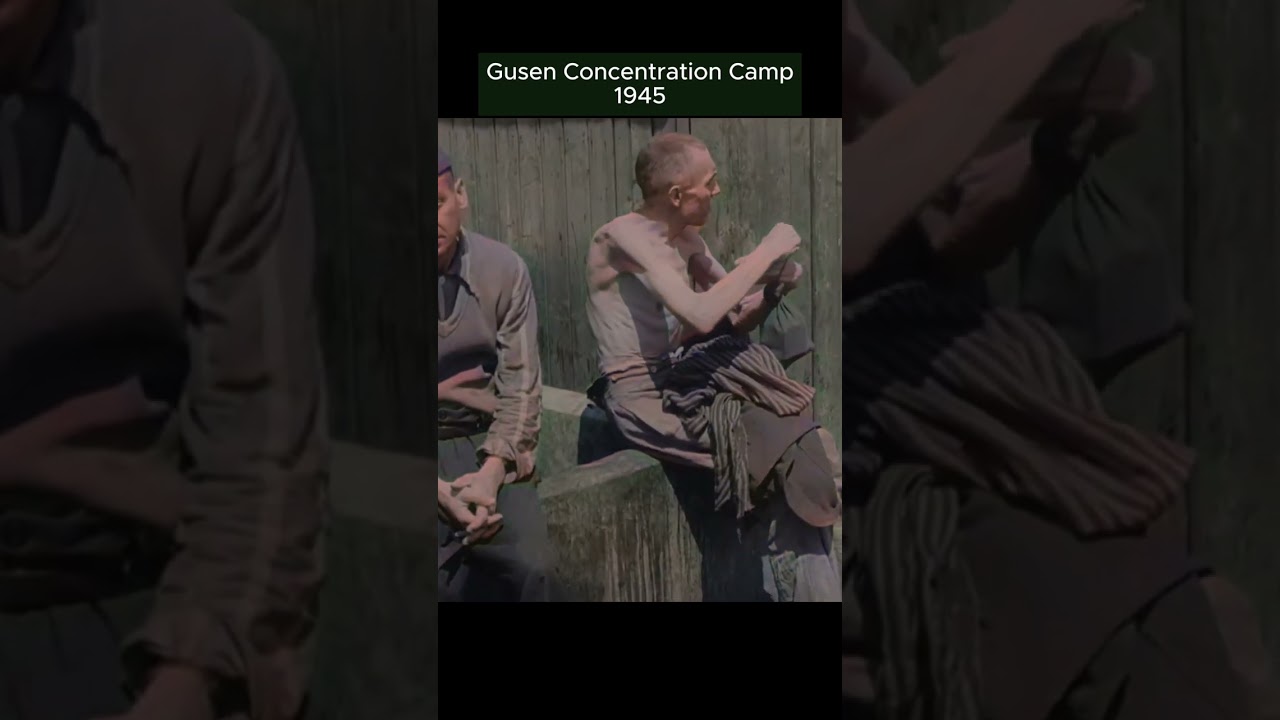 Concentration Camp in Austria | Colorized Footage #colorized #historical