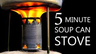 how to make a soup can stove
