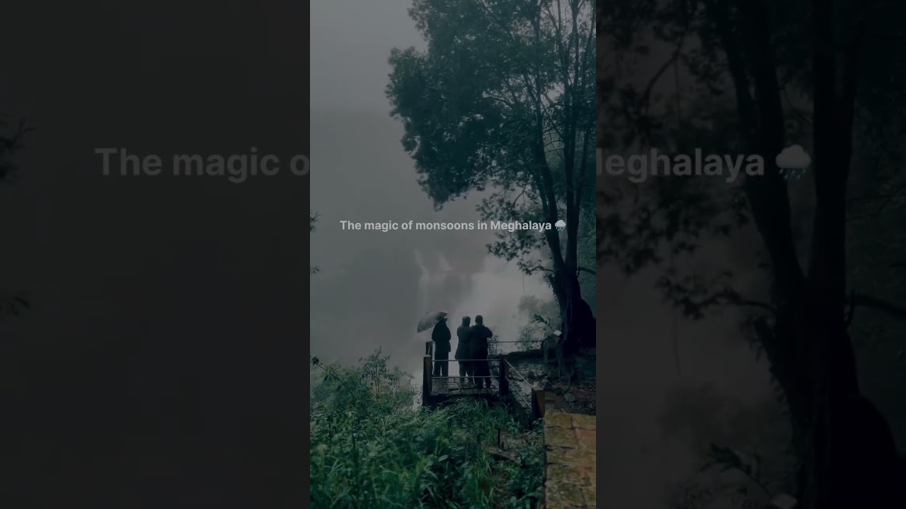Monsoon Magic in Meghalaya ⛈✨