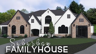 Bloxburg: 100k No Advance Placing Suburban House | ROBLOX bloxburg
