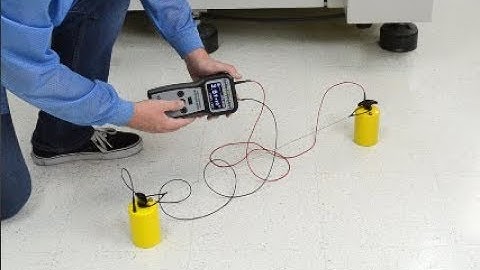 Desco Digital Surface Resistance Meter - Operations