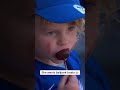 This Toronto Blue Jays fan has their priorities set 🍦 #MLB #BlueJays #Toronto