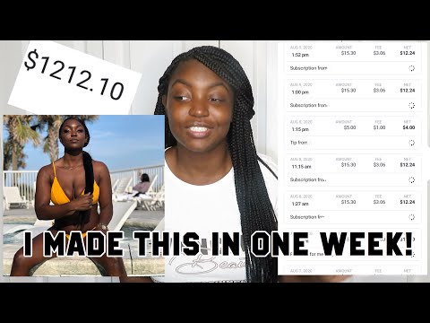 I TRIED ONLYFANS FOR A WEEK AND MADE SERIOUS $$$______ !! | ONLYFANS EXPERIENCE, PROS u0026 CONS + TIPS