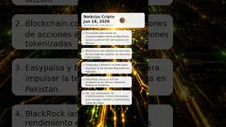 ₿ Noticias Cripto - Jun 18, 2026 #Shorts