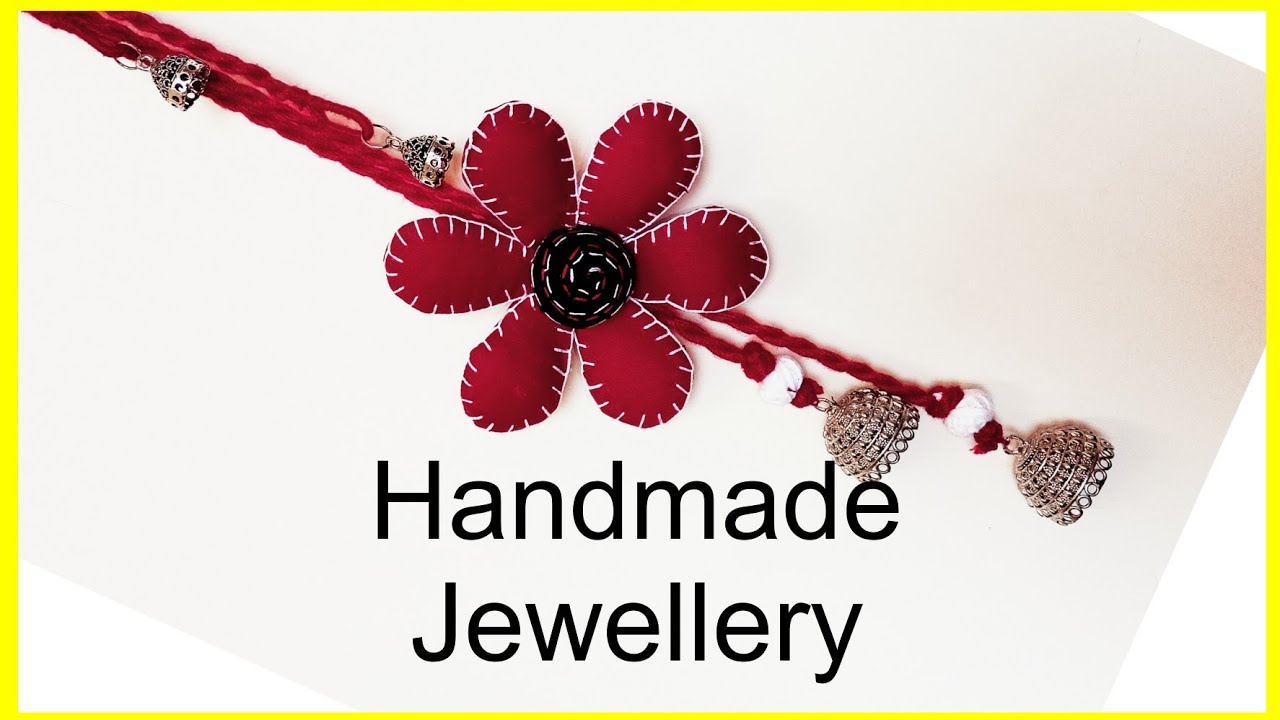 Handmade jewellery making tutorial l Fabric Jewellery l Oxidised Jewellery l DIYldesigner jewellery