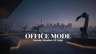 Deep Work Music ~ Night Office ~ Calm Study & Productivity screenshot 4