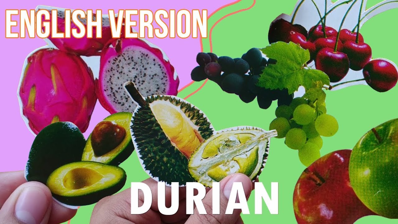 Fruit names Learn names of Fruits in English Kids & Children learning fruit names with song