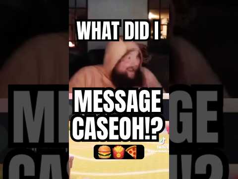 I Messaged CaseOh This... (REPOST!!!)