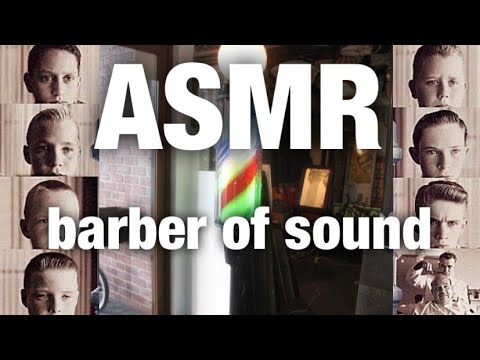 【ASMR】床屋の音　カット＆シャンプー