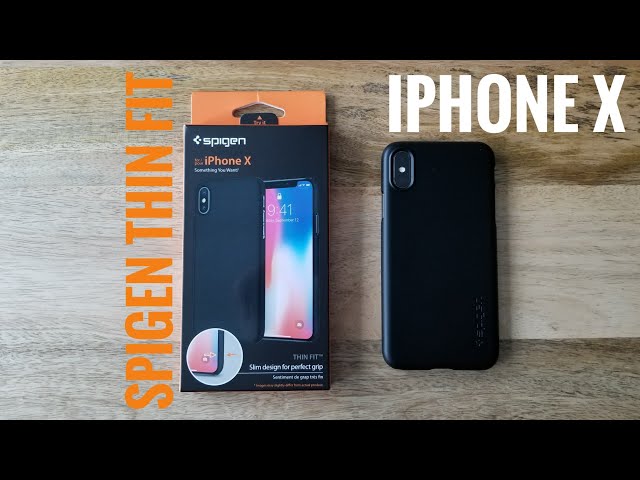 iPhone X | Spigen Thin Fit Case | Quick Look and Hands On!