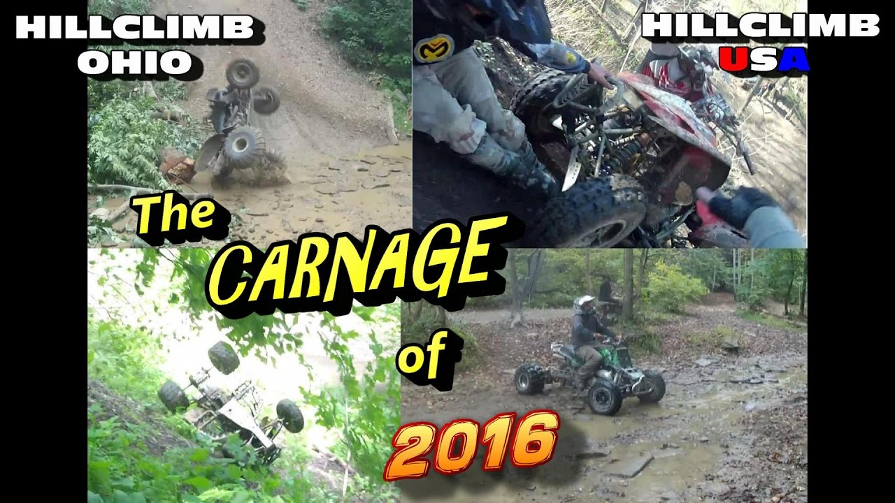 [HILLCLIMB OHIO] "THE CARNAGE of 2016" WRECKS/CRASHES compilation