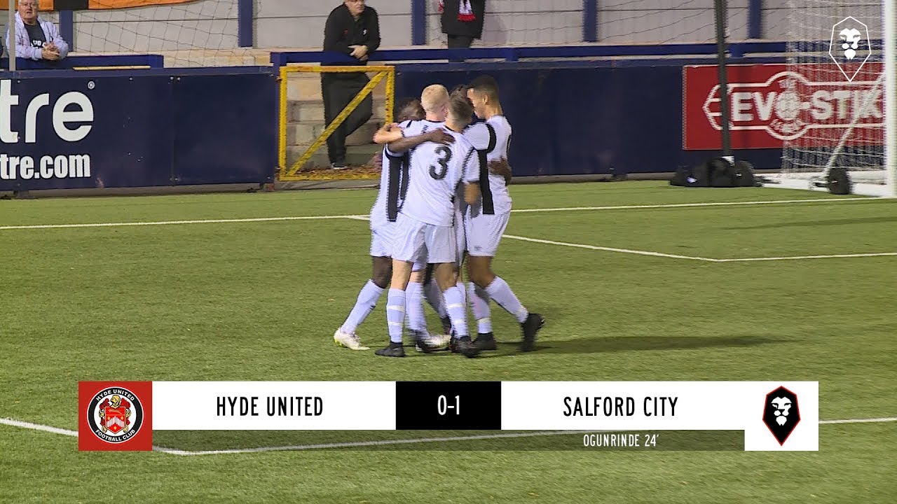 national league volley Hyde United 0-1 Salford City | FA Youth Cup 3rd Qualifying Round
