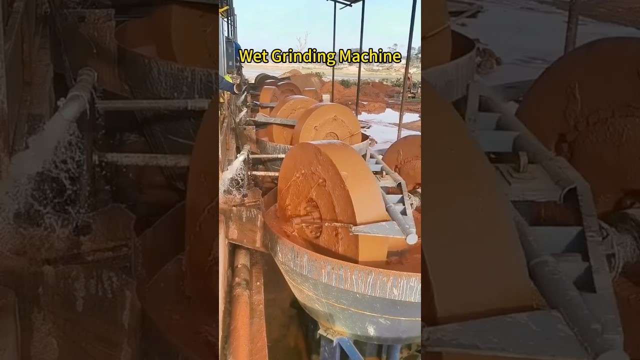 Ball mill and wet pan mill are standard equipment for gold ore selection. 