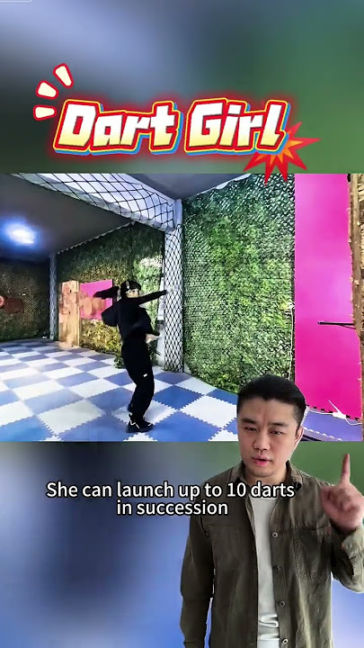 No one could escape her darts. #kungfuskills #martialarts #darts