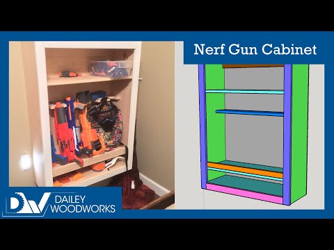 pvc nerf gun rack