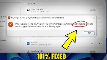 Windows cannot find "Uninstall.exe . Unins000.exe" Program Game App in Windows 11 /  10 /8/7 - Fix ✅