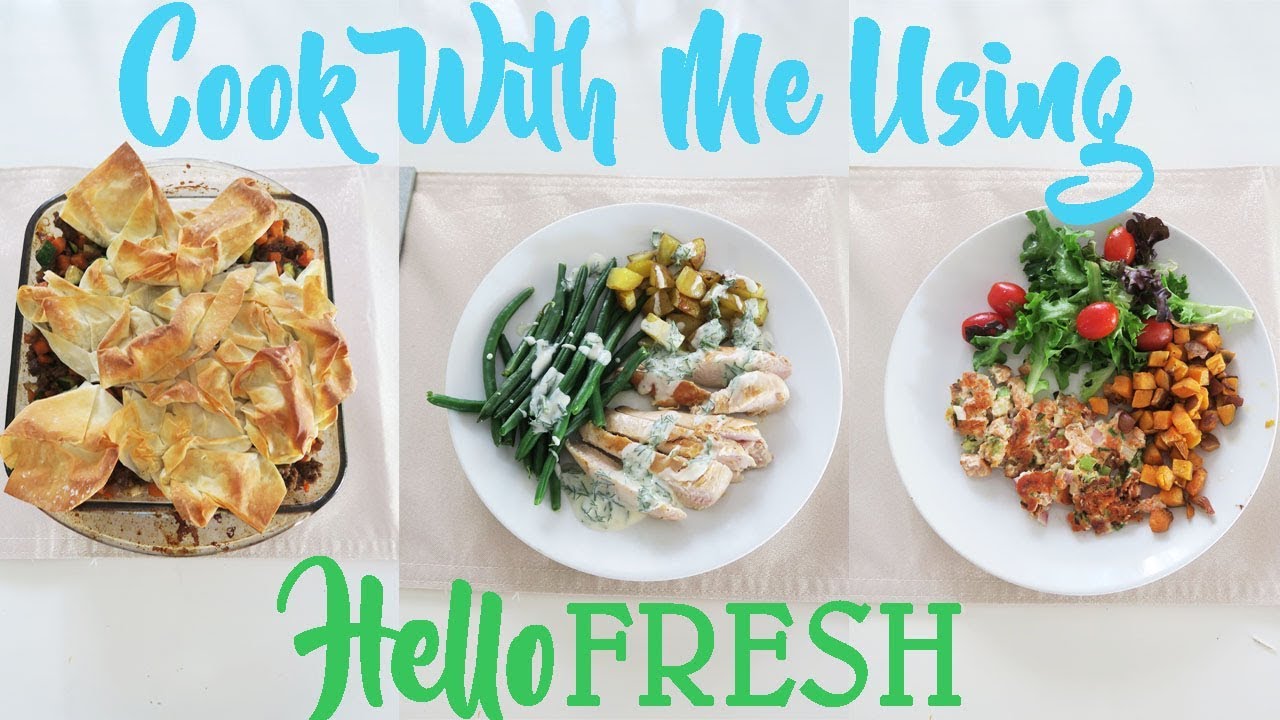 HELLO FRESH UNBOXING Cook Fast and Delicious Meals With Me! YouTube