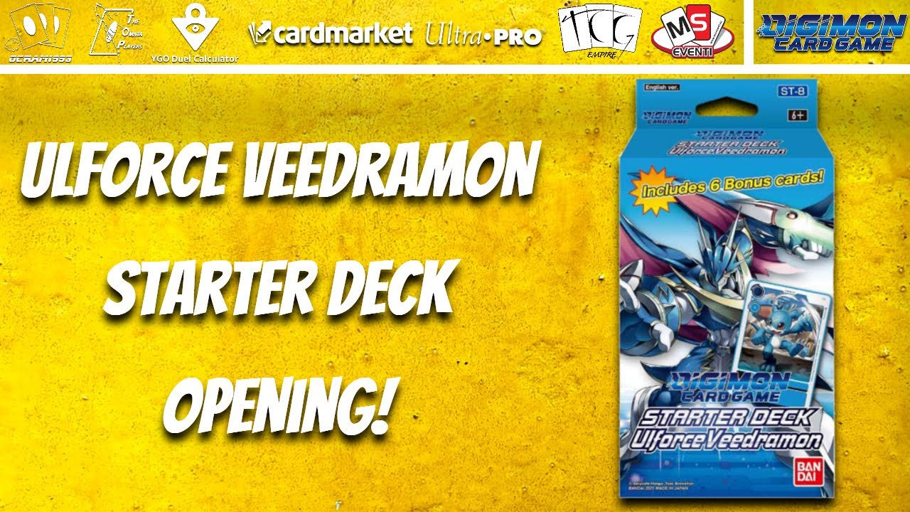 Digimon Card Game! Starter Deck Ulforce Veedramon Opening!