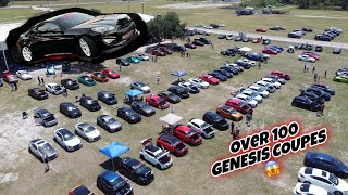 THE BIGGEST GENESIS COUPE TAKEOVER EVENT!! KDMF5 Car Show 🔥