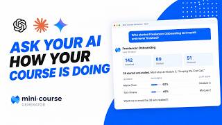 Full See How Your Courses Are Doing Inside Claude & ChatGPT | Mini Course Generator News