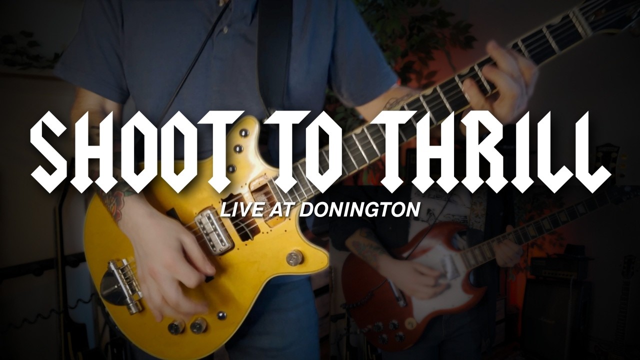 AC/DC Shoot To Thrill (Donington '91) Full Cover // 3k Subscriber ...