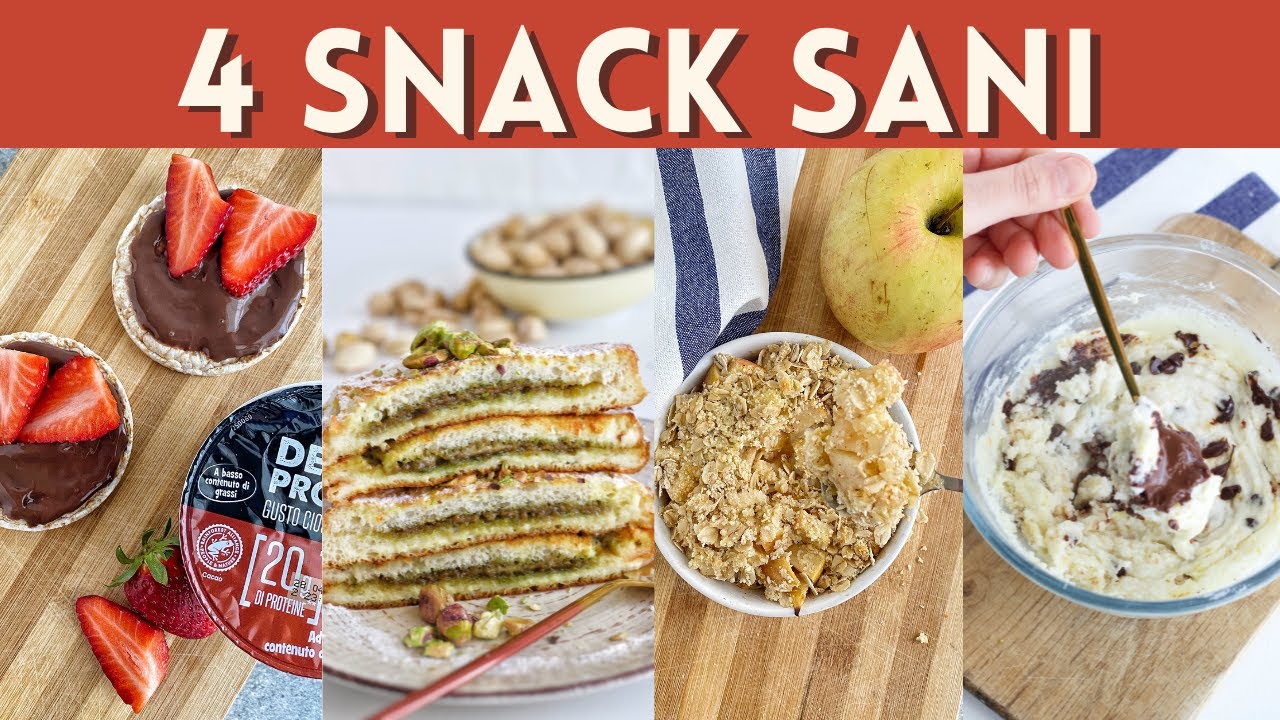 4 SNACK SANI perfetti per una dieta equilibrata |Jennifer Pignatelli