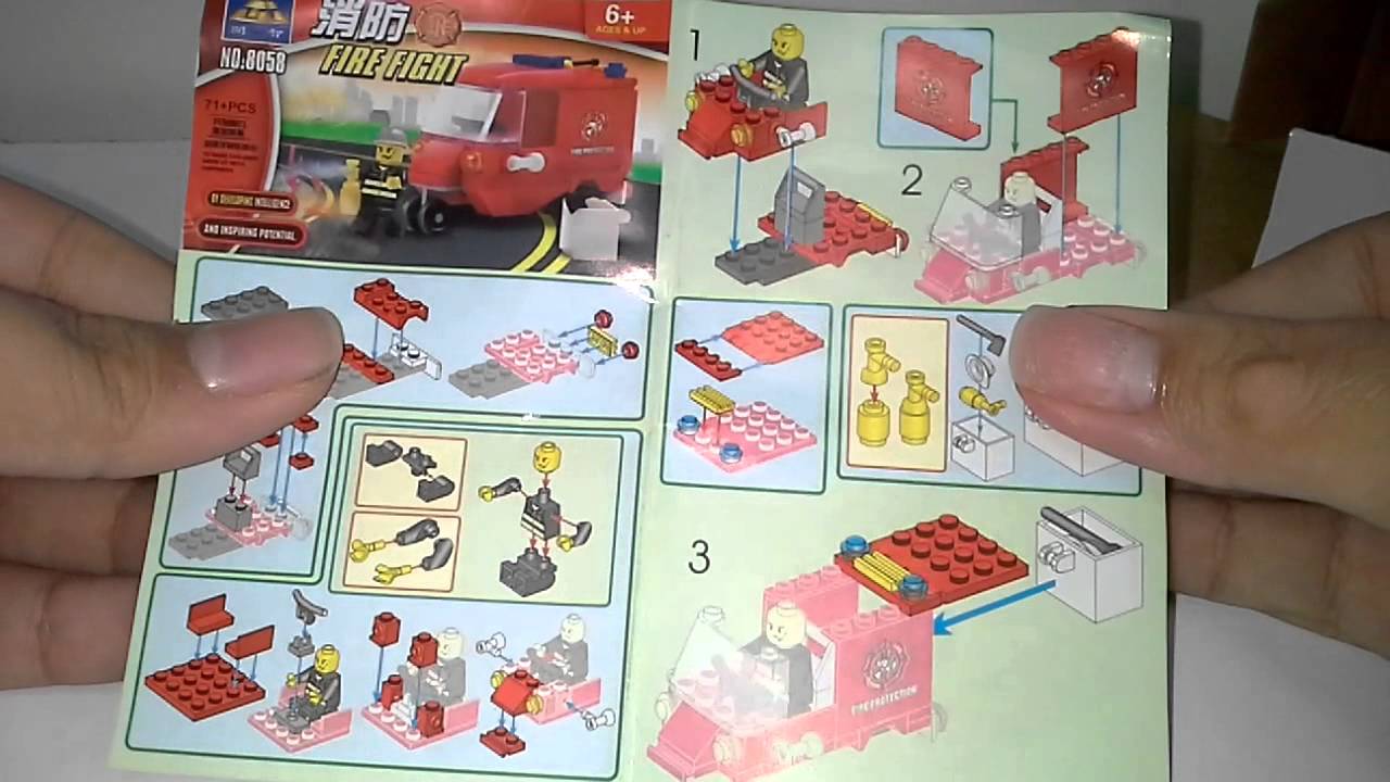 Kazi set 8058 fire cycle unboxing