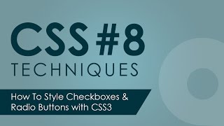 How To Style Checkboxes & Radio button using css3